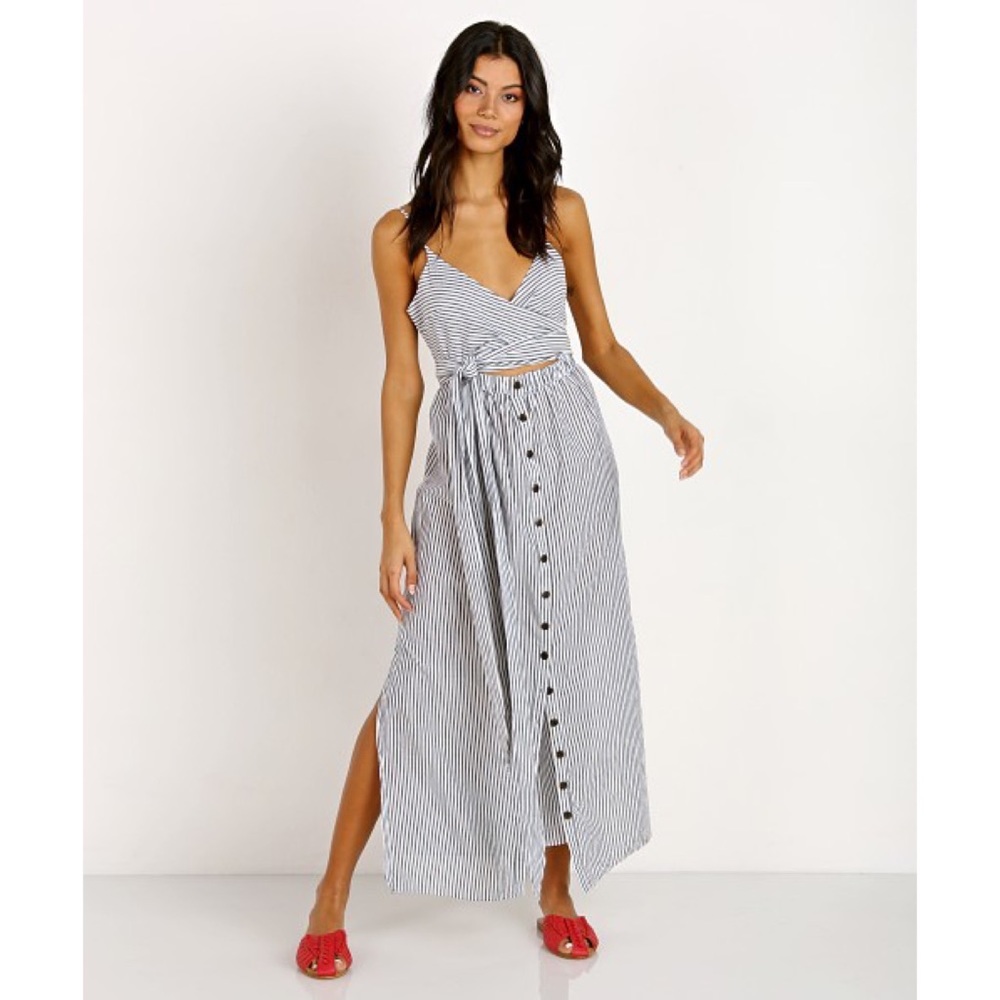 Mara Hoffman Swim Thora Dress Stripe sz XS